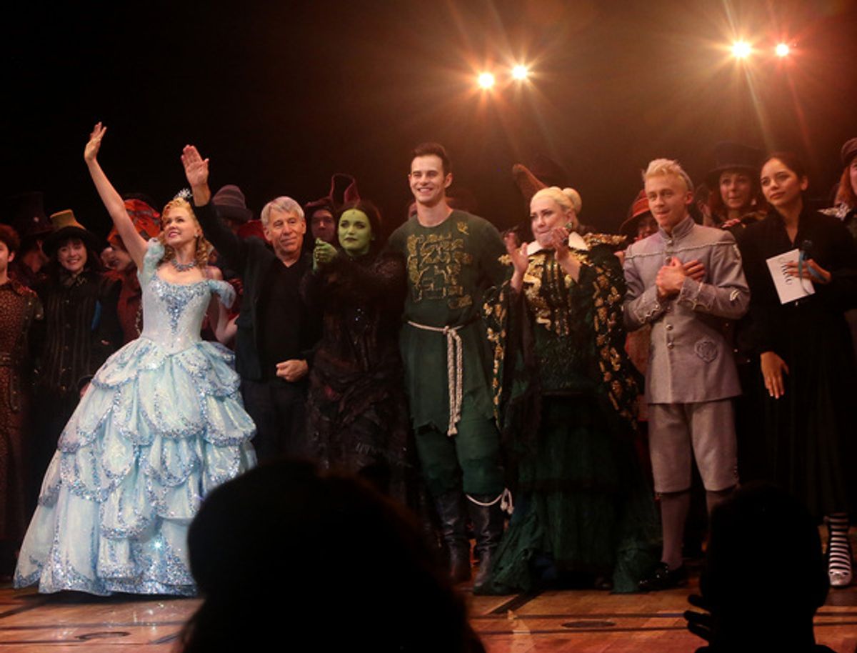 Ginna Claire Mason, Stephen Schwartz. Lindsay Pearce, Sam Gravitte, Kathy Fitzgerald, Riley Costello, Mili Diaz and cast  at 