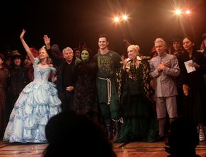 Ginna Claire Mason, Stephen Schwartz. Lindsay Pearce, Sam Gravitte, Kathy Fitzgerald, Riley Costello, Mili Diaz and cast @ BroadwayWorld Ginna Claire Mason, Stephen Schwartz. Lindsay Pearce, Sam Gravitte, Kathy Fitzgerald, Photo