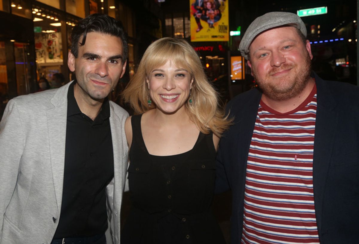 Joe Iconis, Lauren Marcus  and Jason SweetTooth Williams  at 