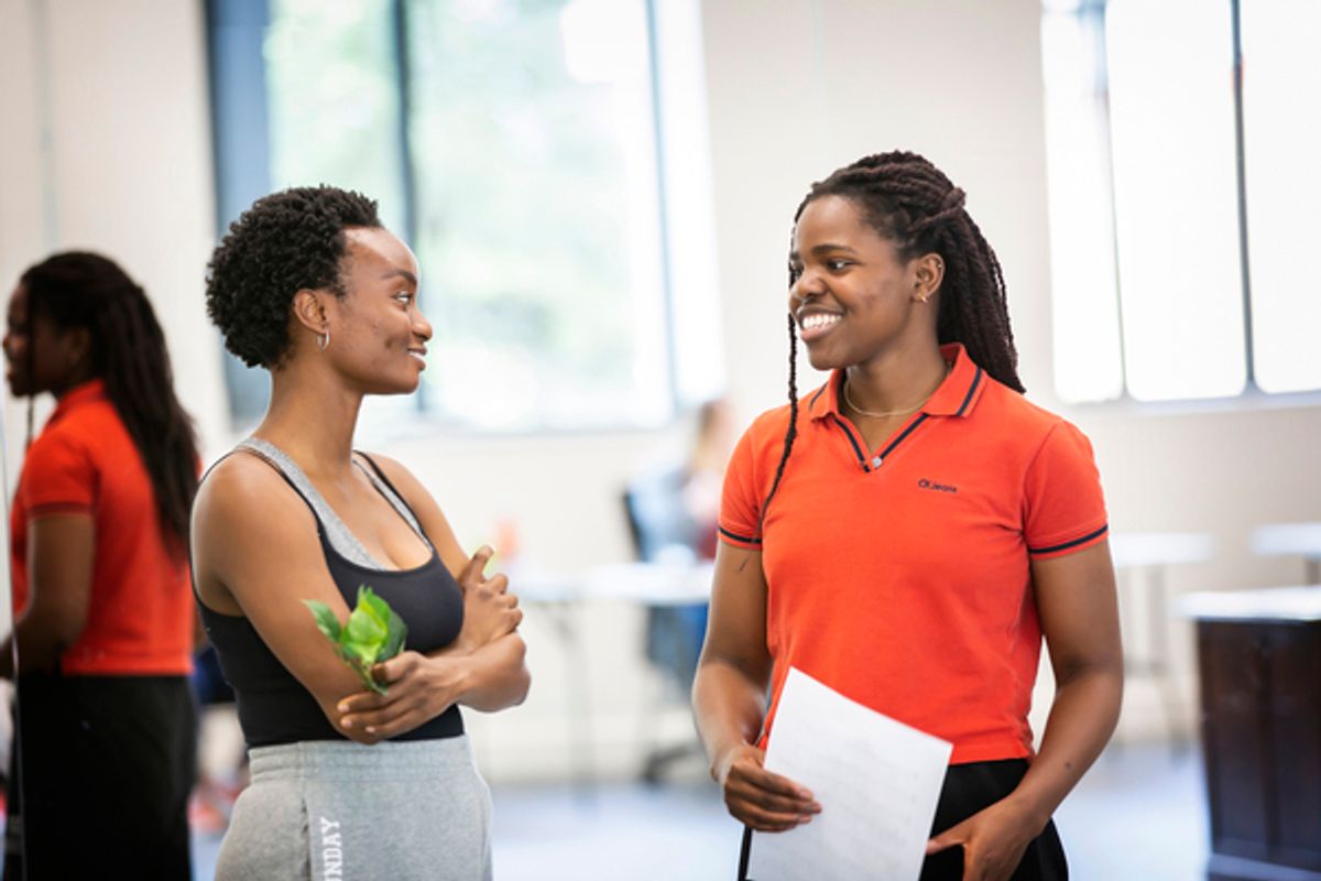 Adeola Yemitan, Francesca Amewudah-Rivers at Photo: Go Inside the UK Premiere of ANTIGONE at Mercury Theatre