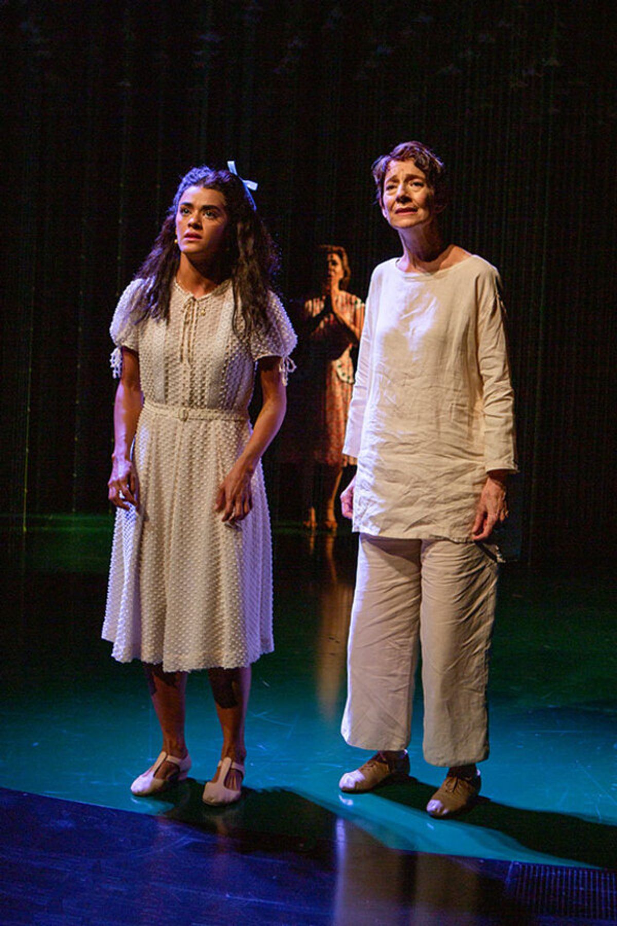 Kalyn West, Andréa Burns, and Carmen Roman  at 