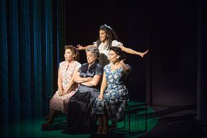 Andréa Burns, Mary Testa, Kalyn, and Eden Espinosa Photo