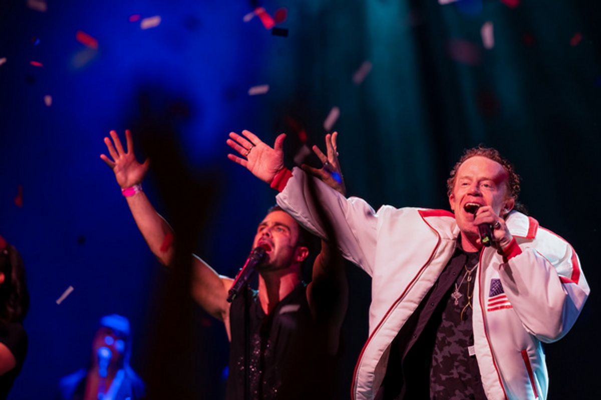 Damon Pampolina and Chasen Hampton of The Party (Hollywood Records) 30th Reunion Concert at House of Blues Orlando 9-11-21 at 