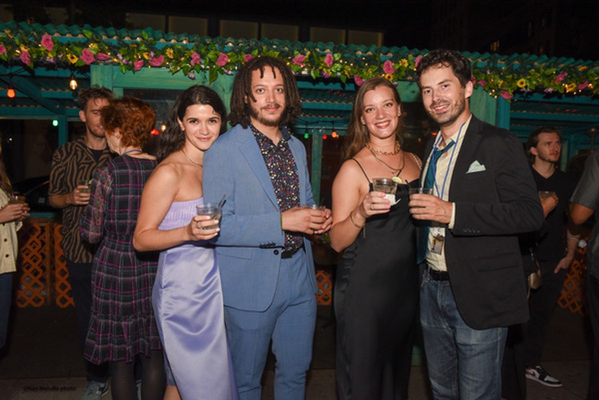 Carly Jordan, Taylor A. Purdee, Anna Timoshenko, and John Donchak attend the after party for Killian & the Comeback Kids. at Photos: Inside The NYC Premiere Of KILLIAN & THE COMEBACK KIDS