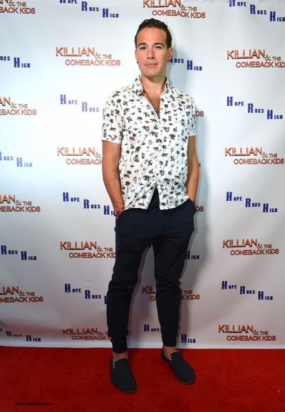 Luis Lizarazo arrives at the NYC Premiere of Killian & the Comeback Kids.   Photo