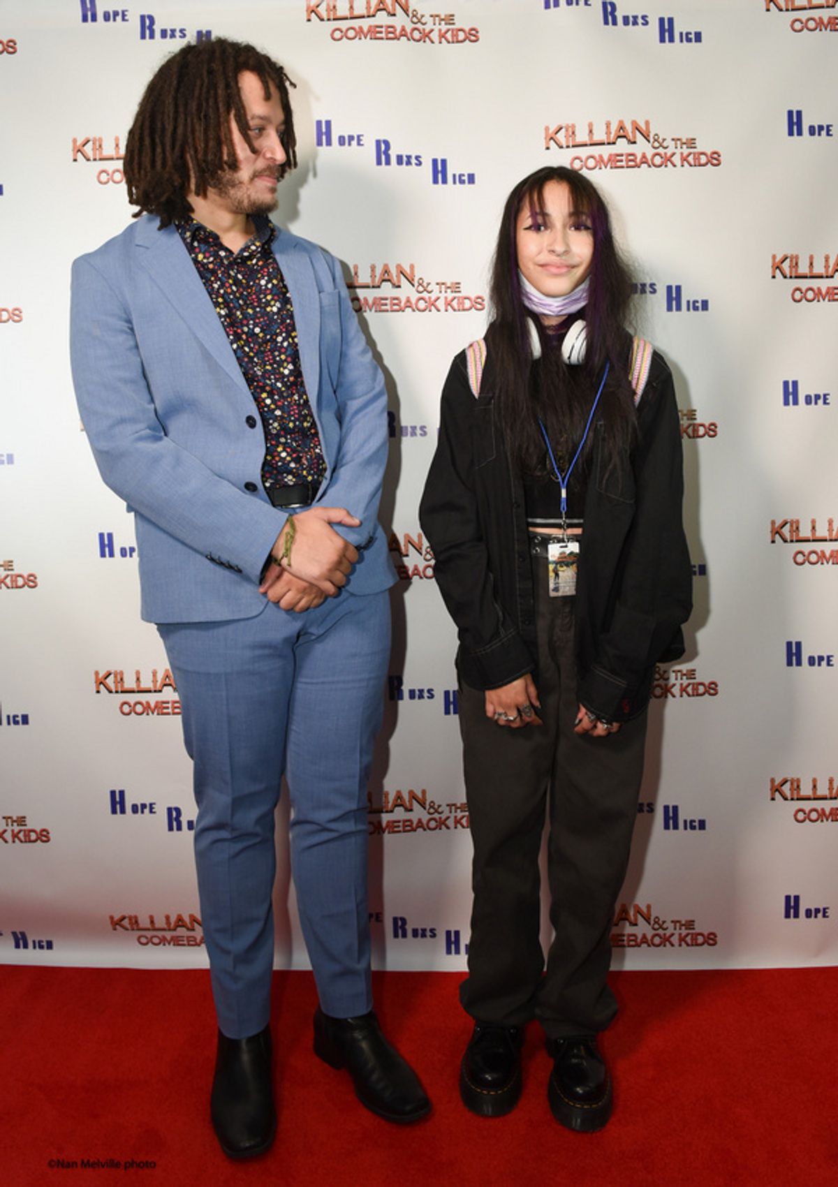 Taylor A. Purdee and Genesis McCaulley attend the NYC Premiere of of their film Killian & the Comeback Kids. at Photos: Inside The NYC Premiere Of KILLIAN & THE COMEBACK KIDS