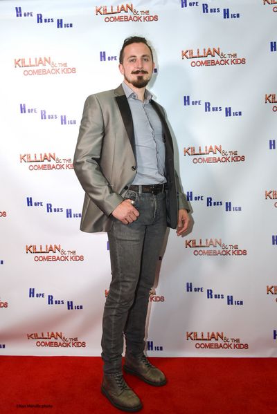 Composer Liam Higgins attends the premiere of his new musical film Killian & the Come Photo
