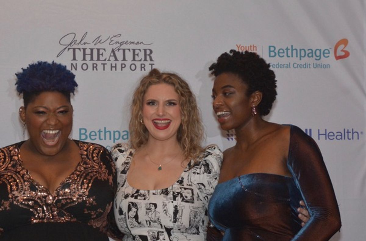 Kai Brittani White, Francesca Ferrari and Mars Storm Rucker at Photos: SMOKEY JOE'S CAFE Celebrates Opening Night at the John W Engeman Theater Northport