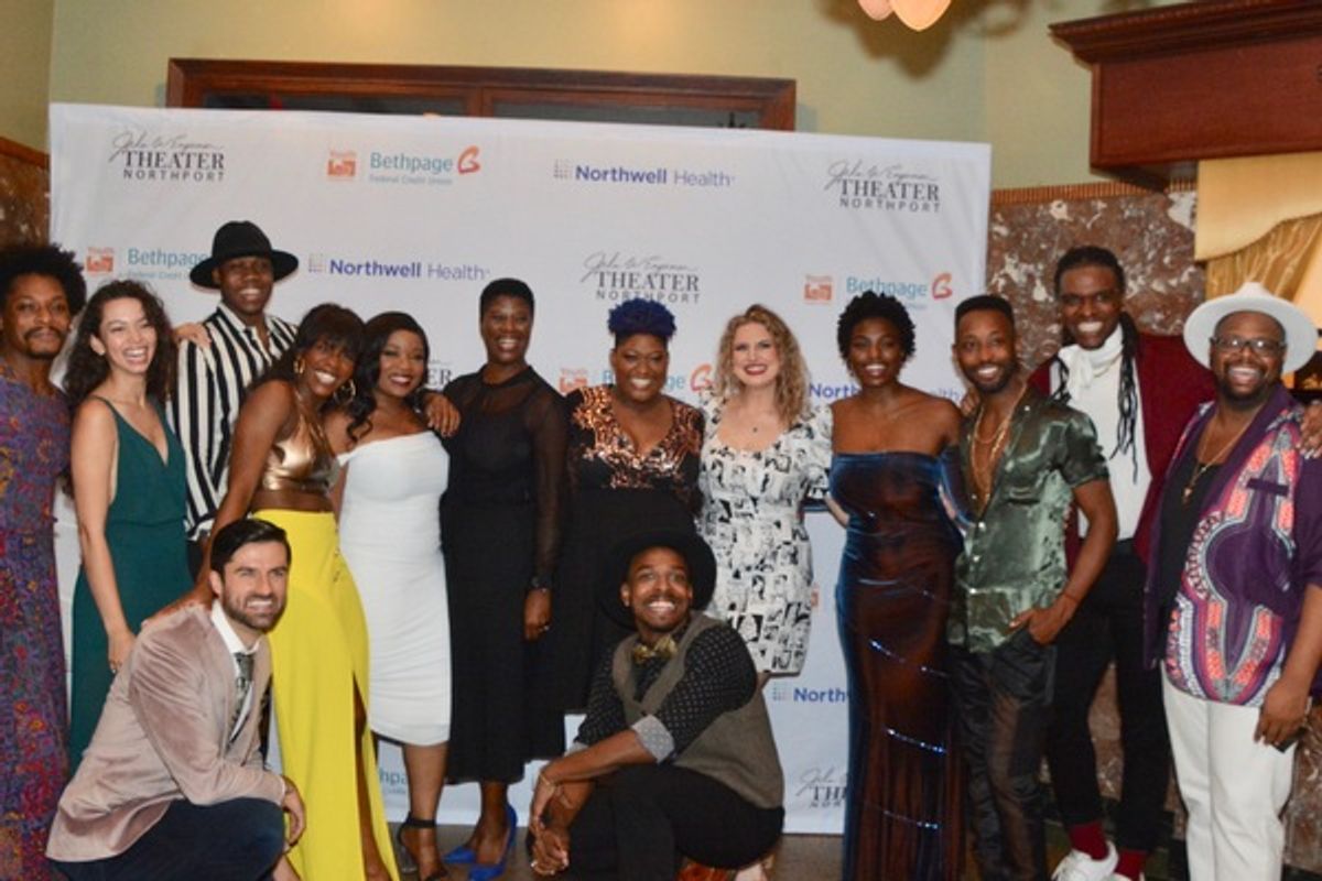 The Director and Choreographer Deidre Goodwin joins the entire cast of Smokey Joe's Cafe that includes-Devine Adams, Christopher Brasfield, Francesca Ferrari, Brian Maurice Kinnard, Alia Munsch, Taseim Ramsey Pack, Mars Storm Rucker, Jeff Sullivan, Kai Brittani White, Elizabeth Yetunde Adabale, Zenni Corbin, AJ Lockhart and Alysha Morgan at 