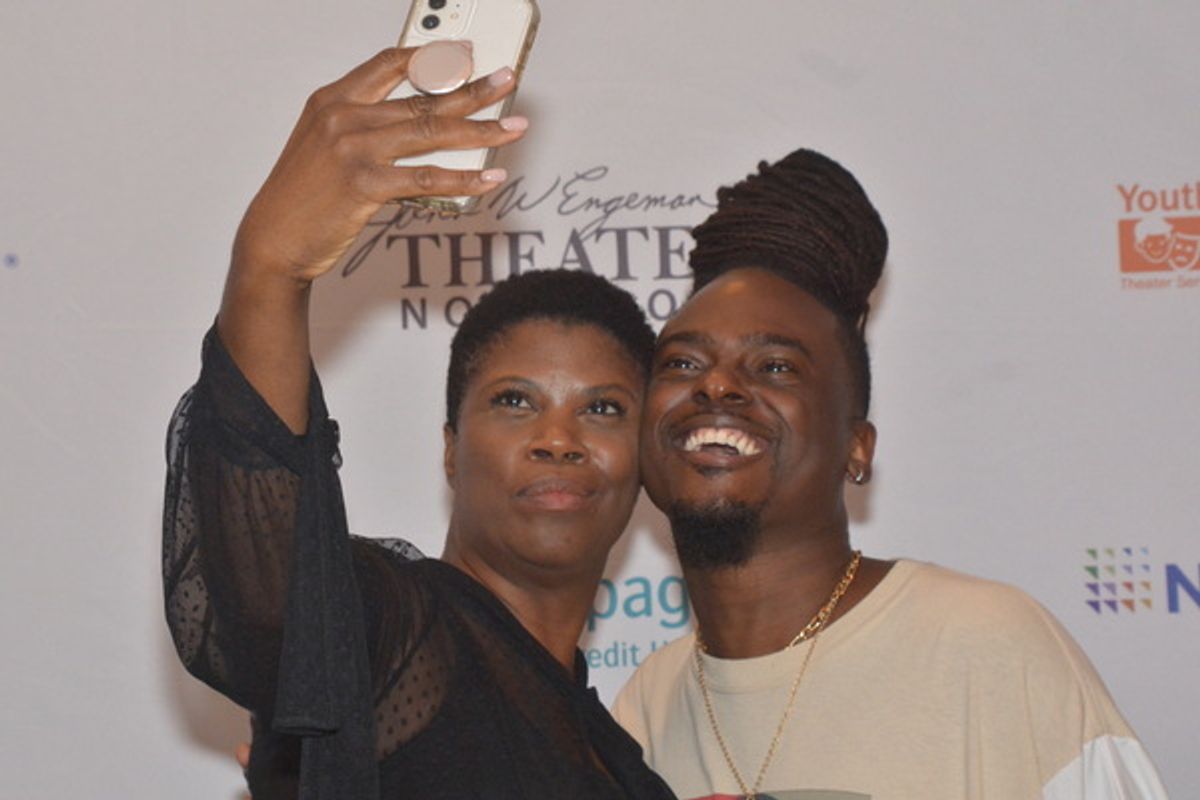 Deidre Goodwin and Jaret Landon at 