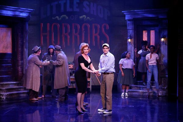 Tammy Blanchard, Jeremy Jordan, & the Company of LITTLE SHOP OF HORRORS  Photo