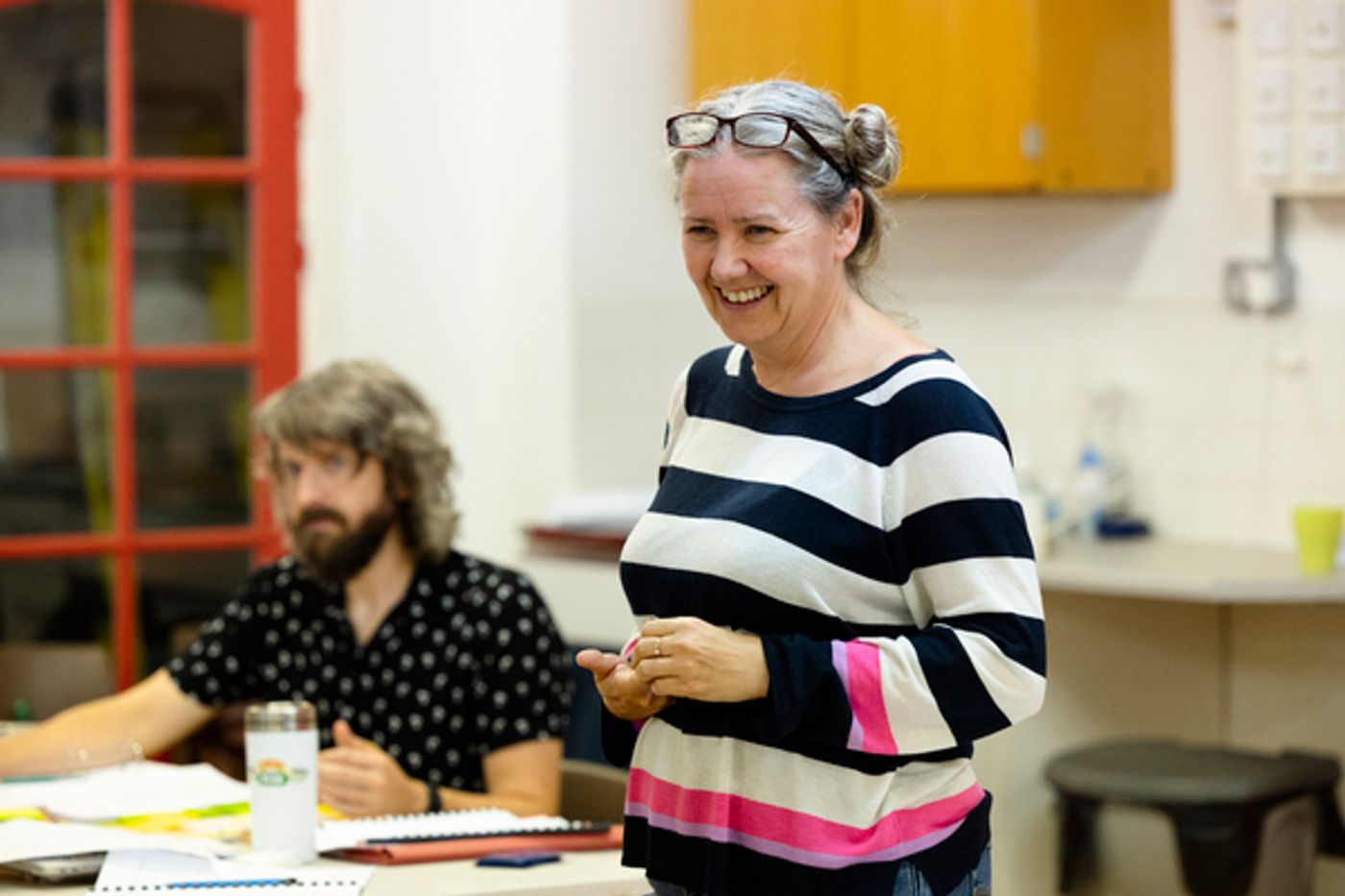 Photos: Go Inside Rehearsals for the World Premiere of INTO BATTLE  Image