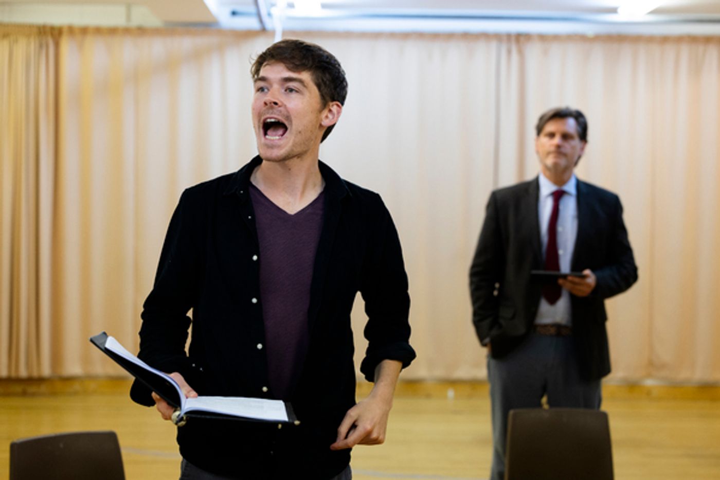 Photos: Go Inside Rehearsals for the World Premiere of INTO BATTLE  Image
