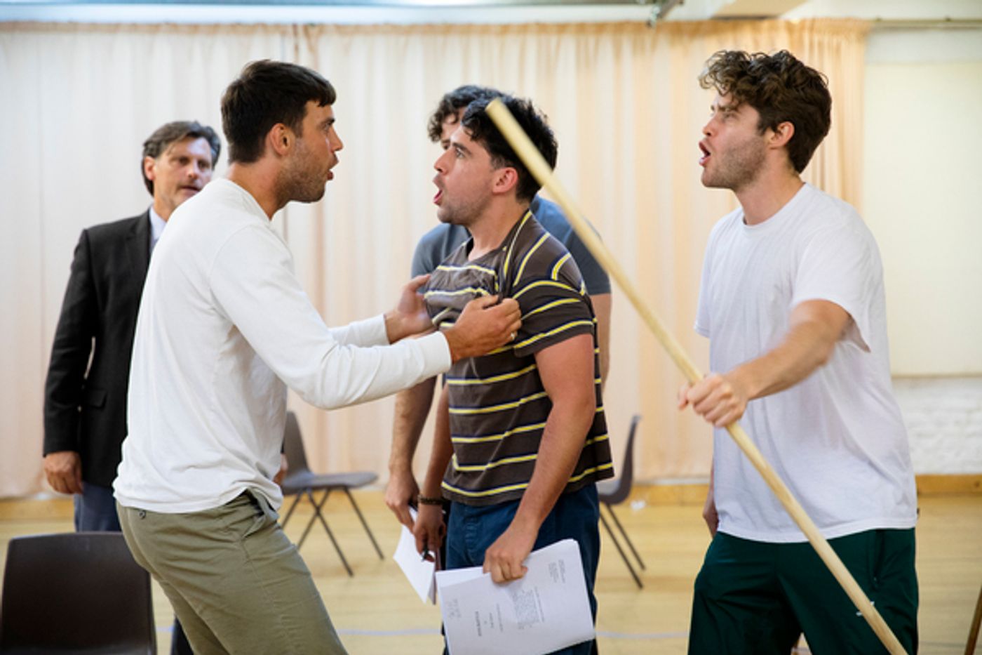 Photos: Go Inside Rehearsals for the World Premiere of INTO BATTLE  Image