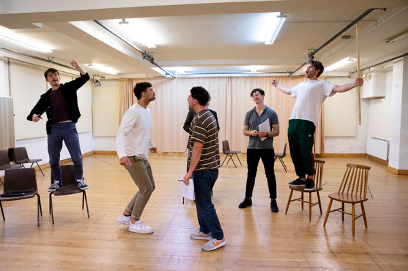 Photos: Go Inside Rehearsals for the World Premiere of INTO BATTLE  Image
