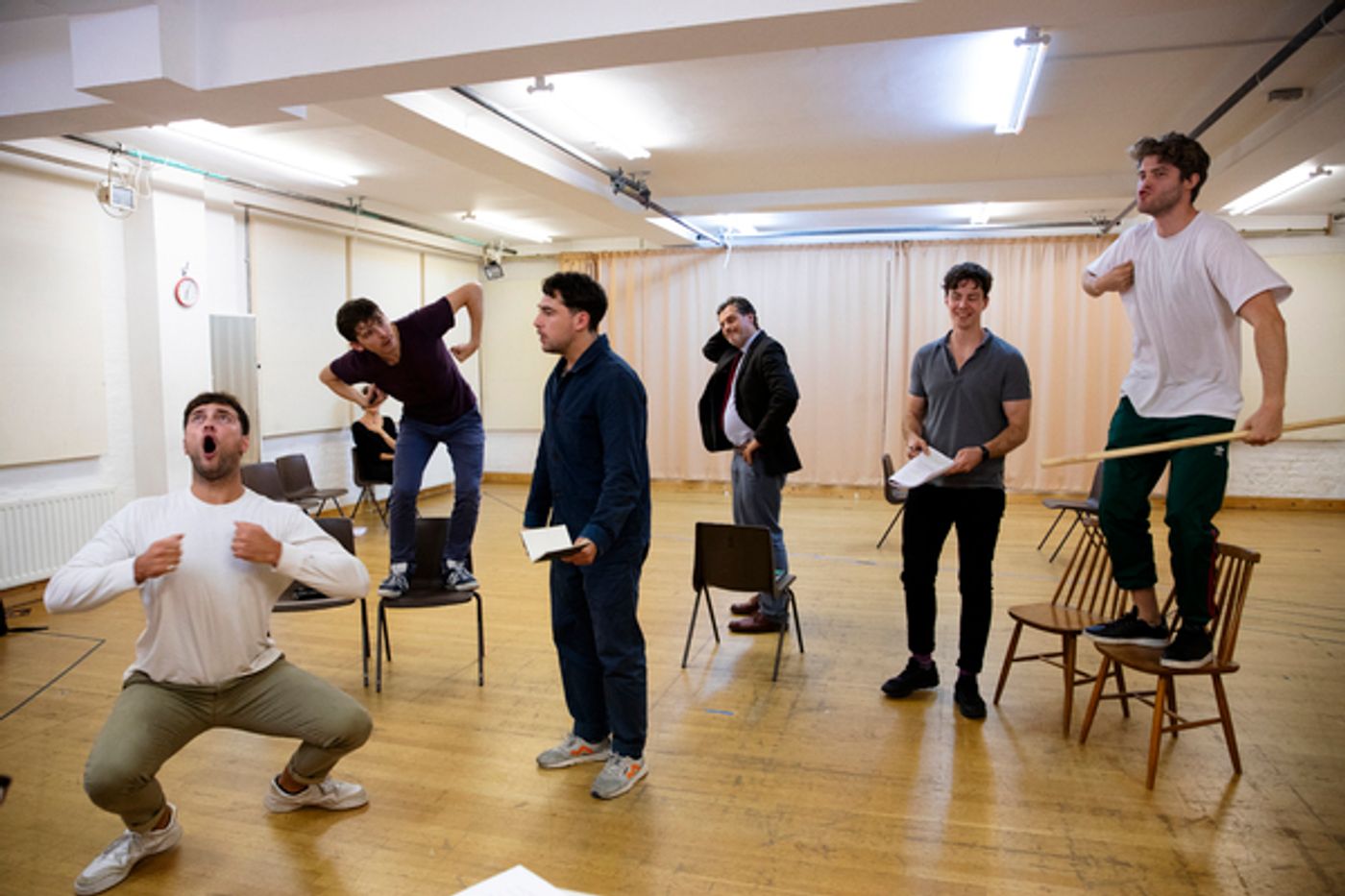 Photos: Go Inside Rehearsals for the World Premiere of INTO BATTLE  Image