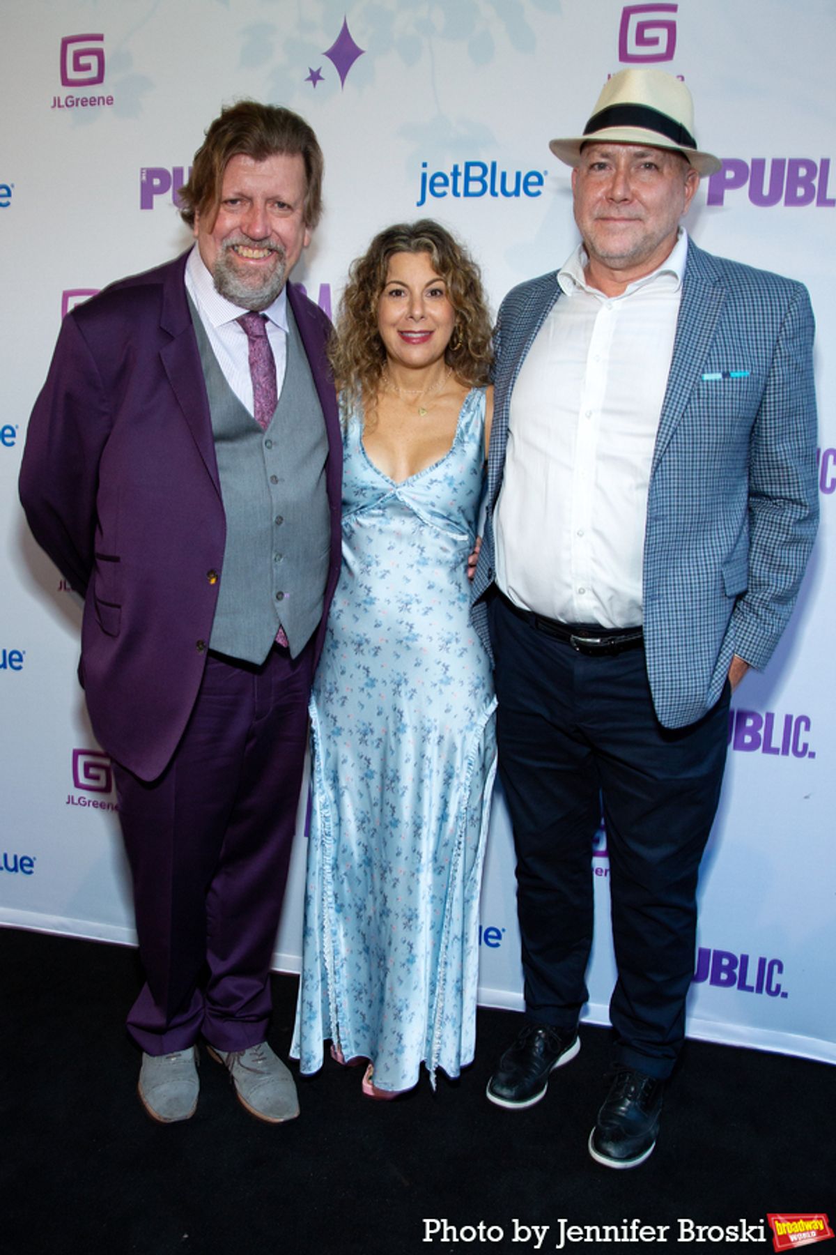Oskar Eustis, Arielle Tepper, Patrick Willingham at 