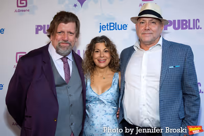 Oskar Eustis, Arielle Tepper, Patrick Willingham Photo