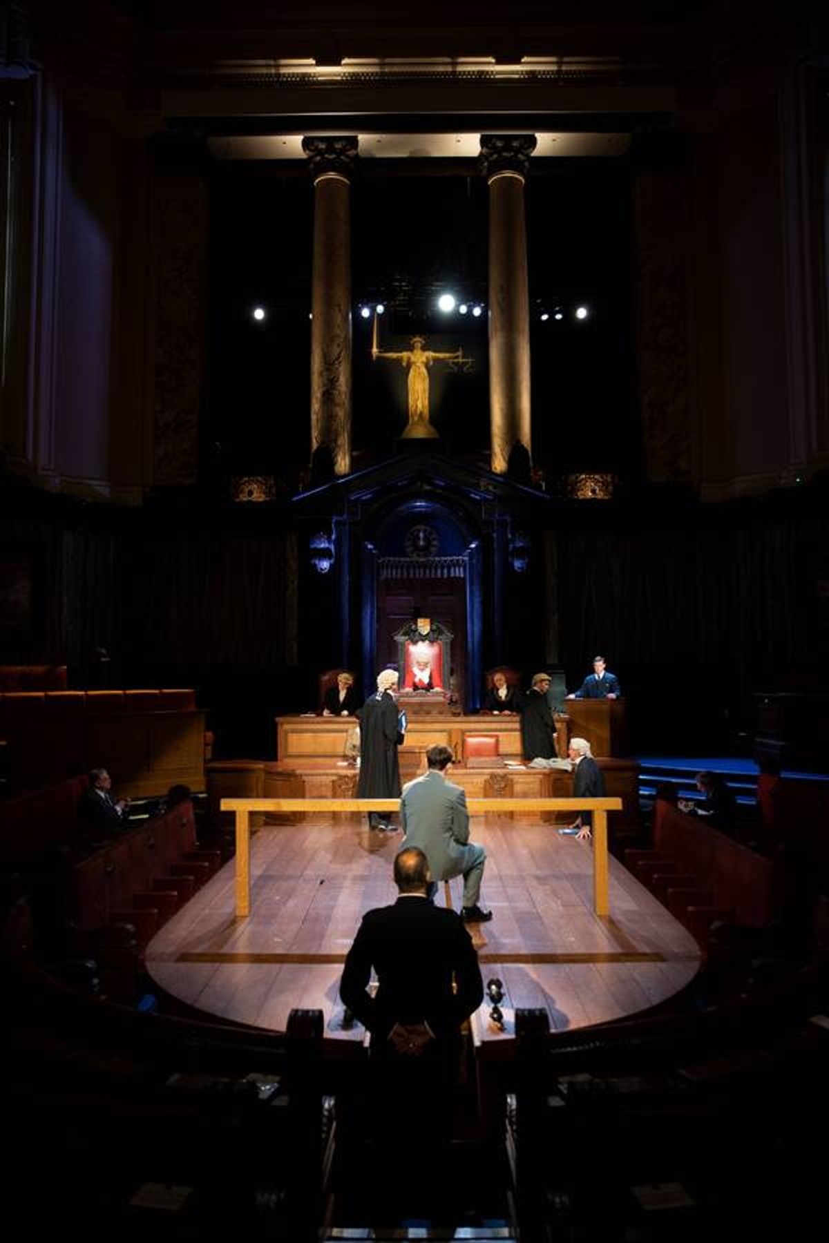 Cast at Photos: First Look at WITNESS FOR THE PROSECUTION at London County Hall