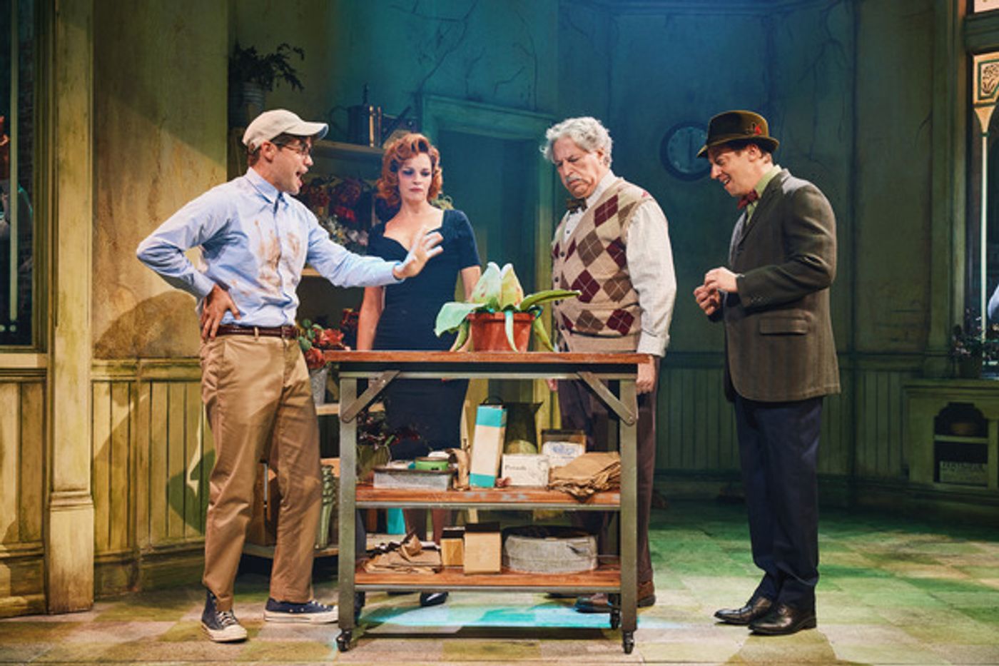 Photos: First Look at Jeremy Jordan, Tammy Blanchard & Christian Borle in LITTLE SHOP OF HORRORS, Re-Opening Tonight!  Image