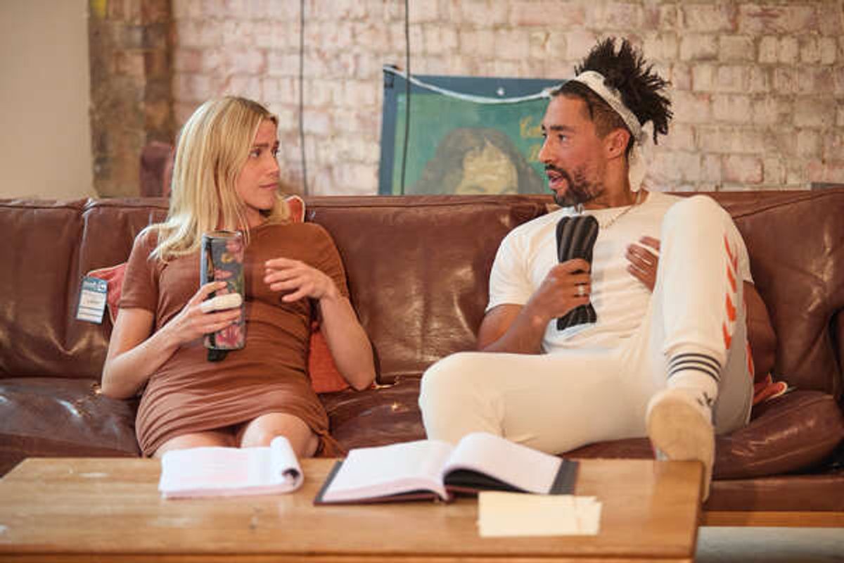 Kirsty Oswald and Laurence Ubong Williams  at 