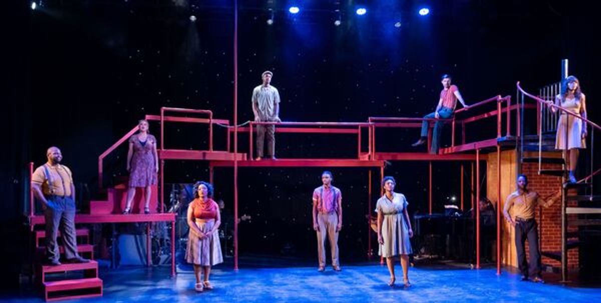 The cast of Smokey Joe’s Cafe at Photos: SMOKEY JOE'S CAFE at John W. Engeman Theatre