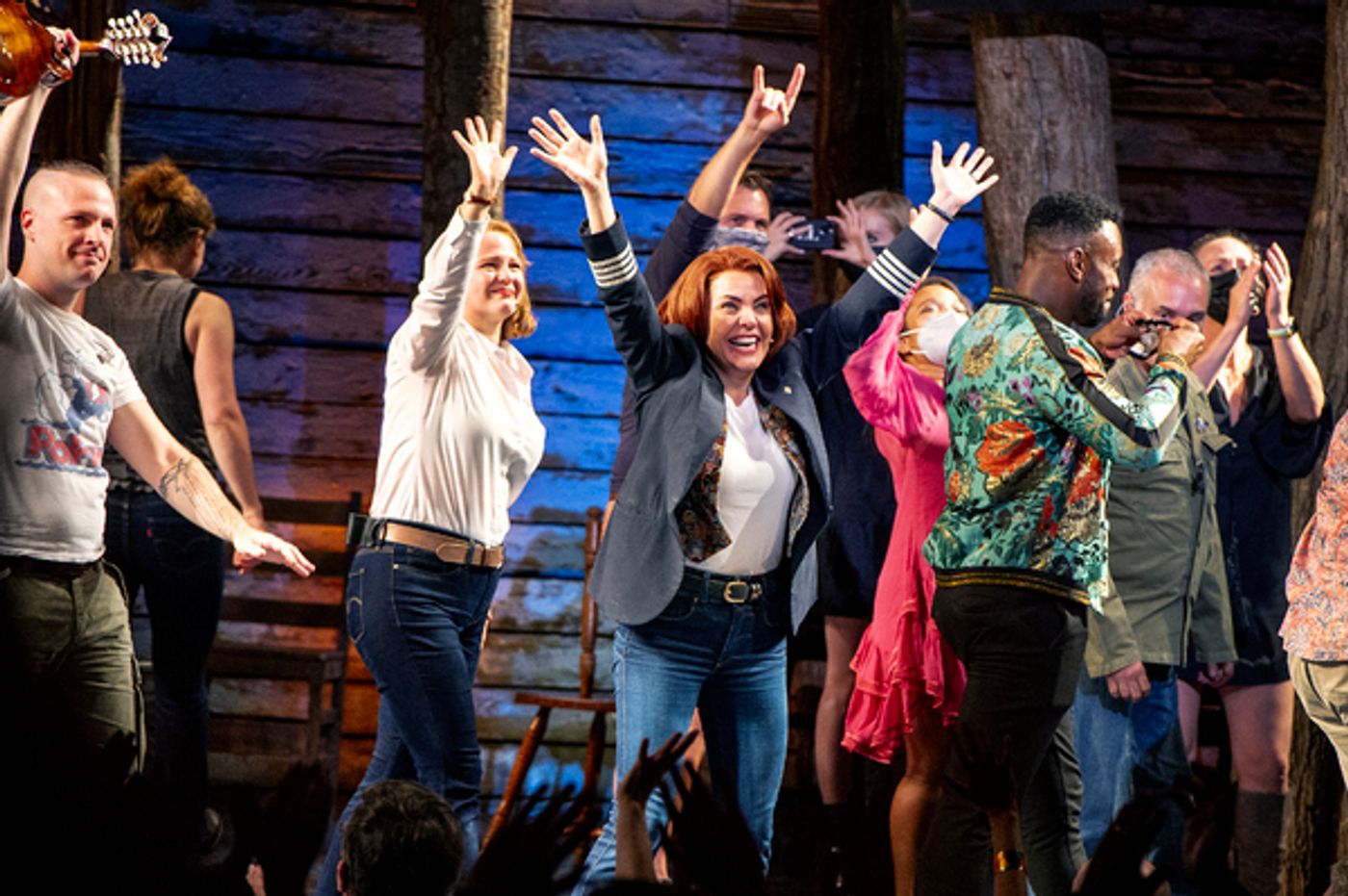 Photos: COME FROM AWAY Reopens; The Cast Takes Their First Bow Back! Photos: COME FROM AWAY Reopens; The Cast Takes Their First Bow Back! Image