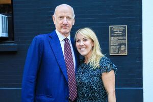 Stephen Graham and Board Member Heather Randall Photo