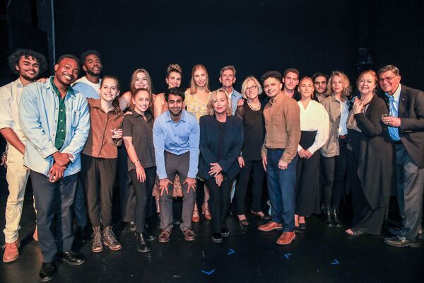 The cast of the reading of 
