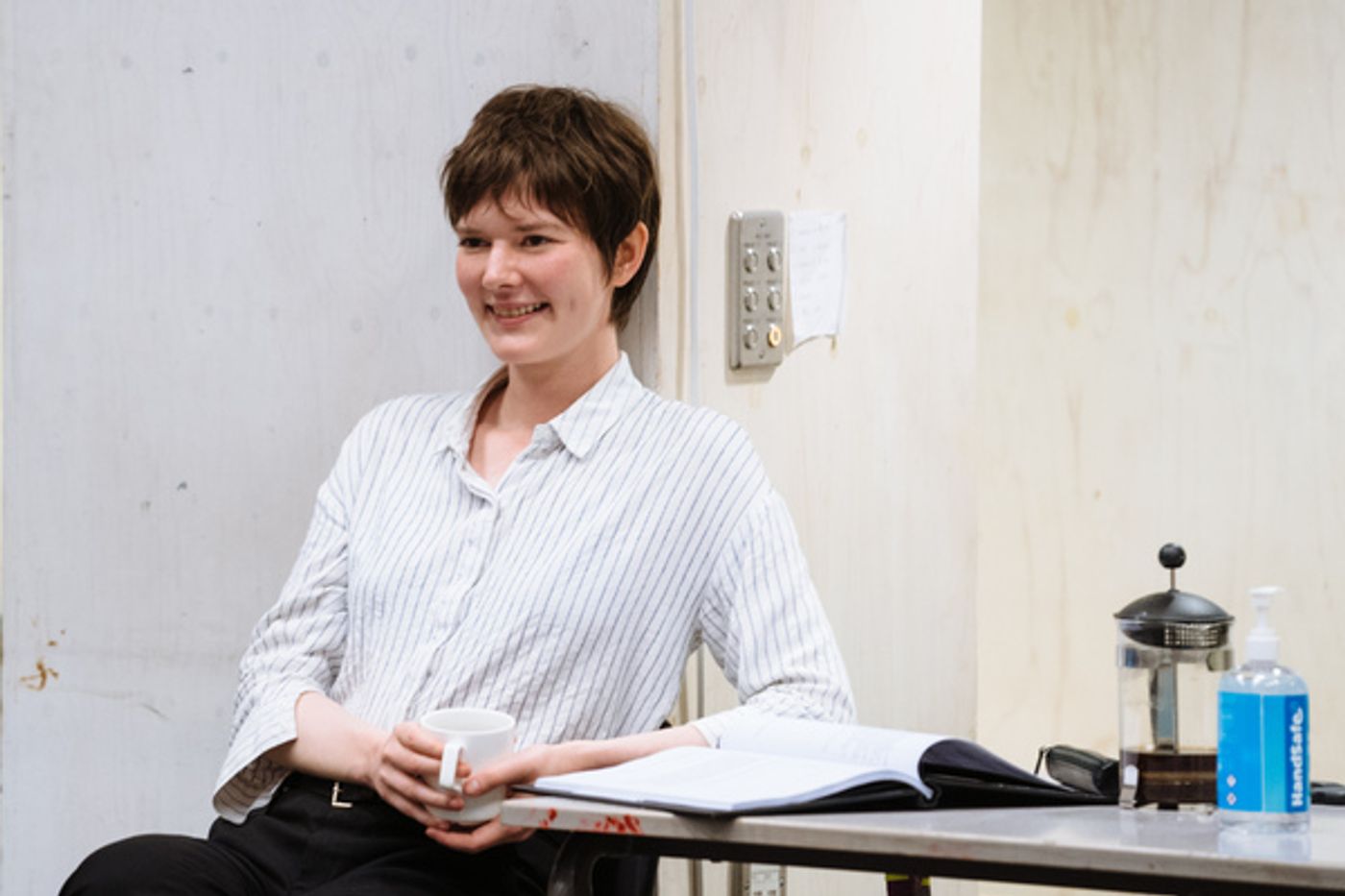 Photos: Go Inside Rehearsals for LOVE AND OTHER ACTS OF VIOLENCE at the Donmar Warehouse  Image