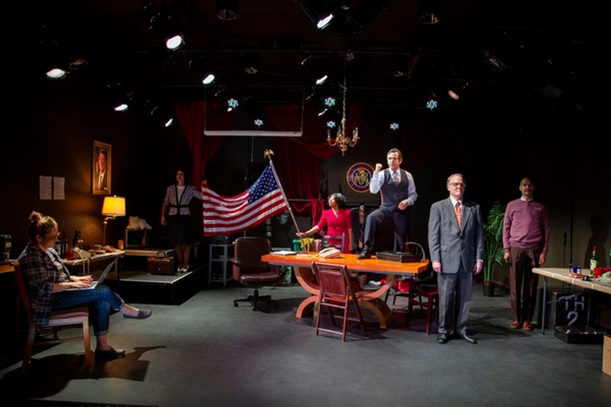 The company at Photos: First Look at the World Premiere of Fault Line Theatre's HINDSIGHT