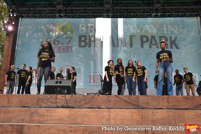 Jeannette Bayardelle, Mimber Spawl, Luba Mason and The Cast of Girl From North Countr Photo