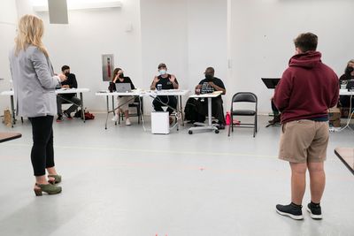 The company of the national tour of WHAT THE CONSTITUTION MEANS TO ME Photo