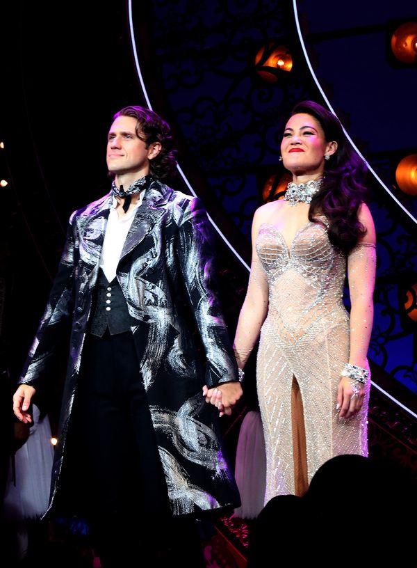Aaron Tveit and Natalie Mendoza  Photo