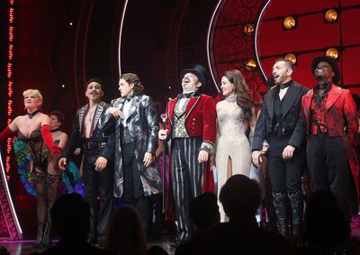 Robyn Hurder, Ricky Rojas, Aaron Tveit, Danny Burstein, Natalie Mendoza, Tam Mutu and Photo