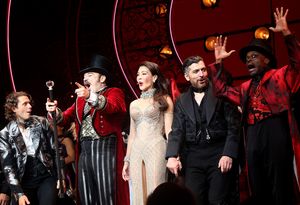 Aaron Tveit, Danny Burstein, Natalie Mendoza, Tam Mutu and Sahr Ngaujah @ BroadwayWorld Aaron Tveit, Danny Burstein, Natalie Mendoza, Tam Mutu and Sahr Ngaujah Photo
