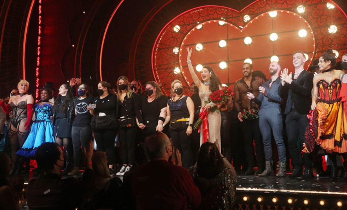 Photos: MOULIN ROUGE! Company Takes Re-Opening Night Bows!  Image