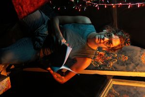 Morgan Zipf-Meister as Juliana in HIT YOUR MARK, DIE BEAUTIFUL at The New Ohio Theatr Photo