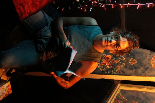 Morgan Zipf-Meister as Juliana in HIT YOUR MARK, DIE BEAUTIFUL at The New Ohio Theatr Photo