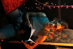 Morgan Zipf-Meister as Juliana in HIT YOUR MARK, DIE BEAUTIFUL at The New Ohio Theatr Photo