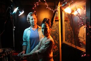 Nick Thomas as Rich and Giselle Elise as Annie in HIT YOUR MARK, DIE BEAUTIFUL at The Photo