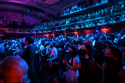 NEW YORK, NEW YORK - SEPTEMBER 26: A general view of the audience during the 74th Ann Photo