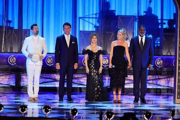 Robbie Fairchild, Brian Stokes Mitchell, Bernadette Peters, Kelli O'Hara, Norm Lewis Photo