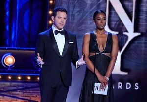 Santino Fontana and Patina Miller @ BroadwayWorld Santino Fontana and Patina Miller Photo