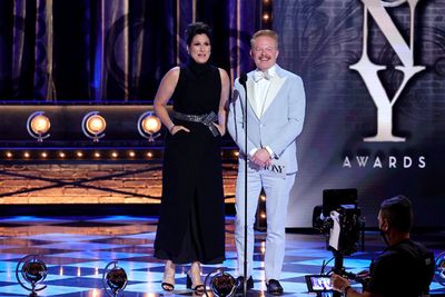 Stephanie J. Block and Jesse Tyler Ferguson  Photo