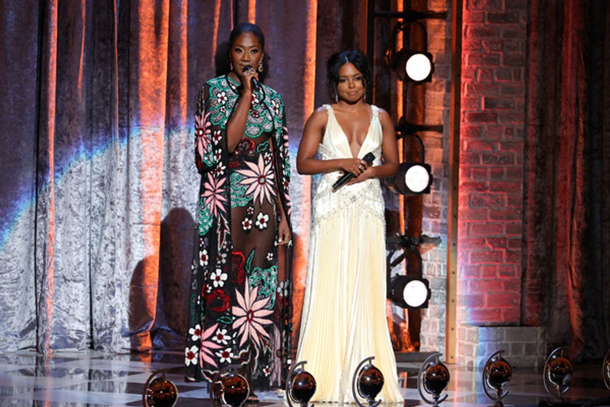 Amber Iman and Adrienne Warren  at 