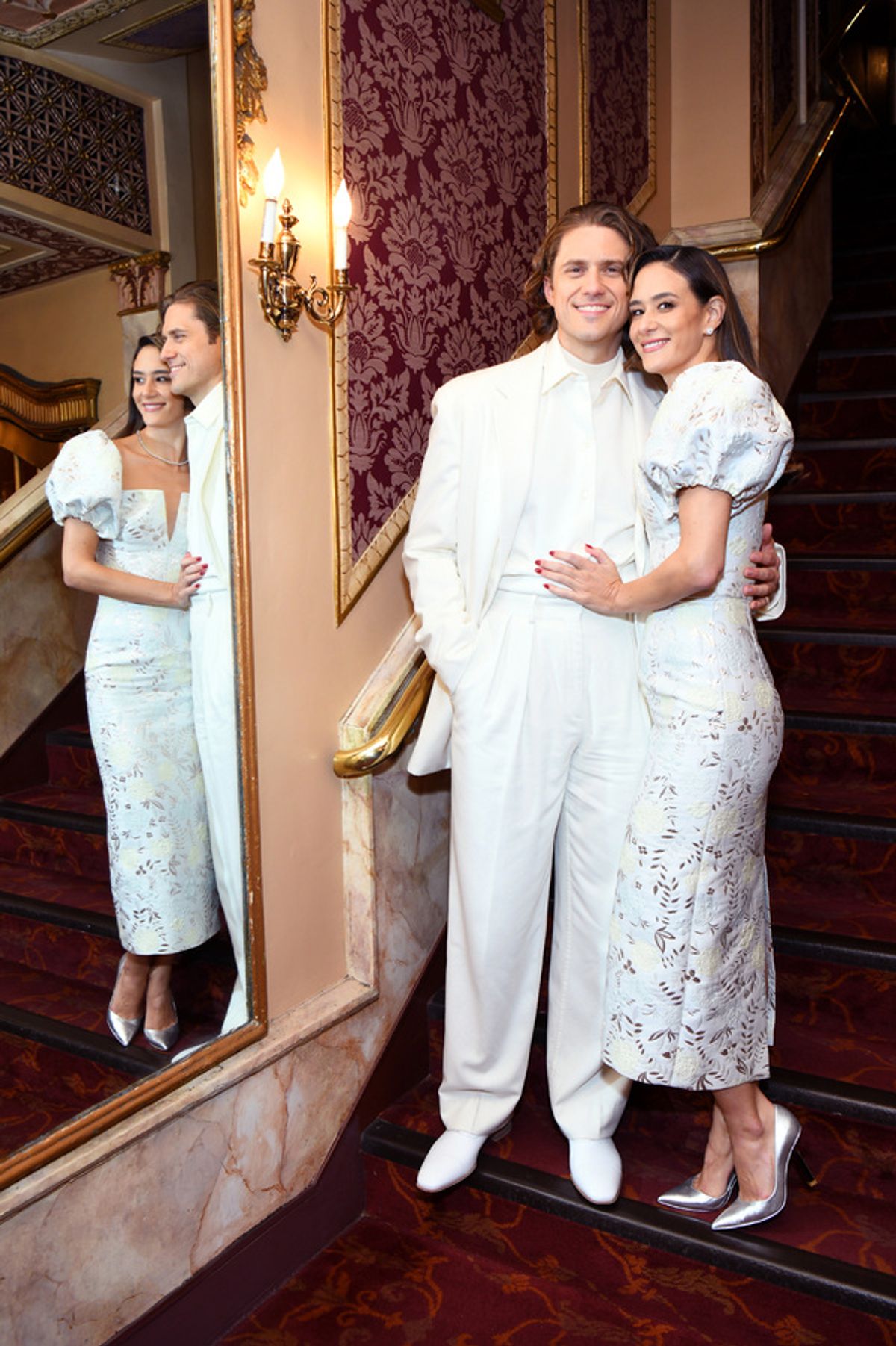 Aaron Tveit  and Ericka Hunter Yang  at 