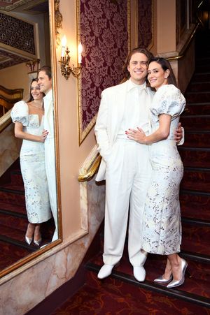 Aaron Tveit and Ericka Hunter Yang @ BroadwayWorld Aaron Tveit and Ericka Hunter Yang Photo