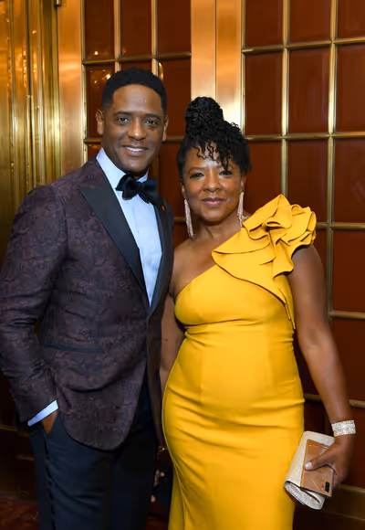 Blair Underwood and sister Photo