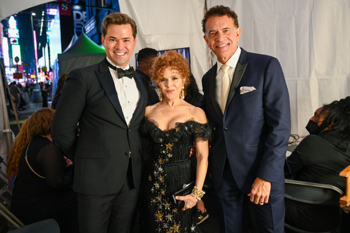 Andrew Rannells, Bernadetter Peters, Brian Stokes Mitchell  at 